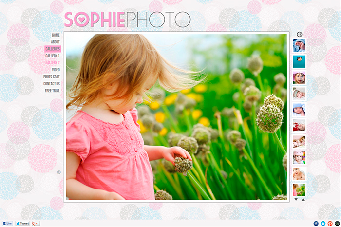 Portrait of little girl in field | Creative Motion Design | CMD